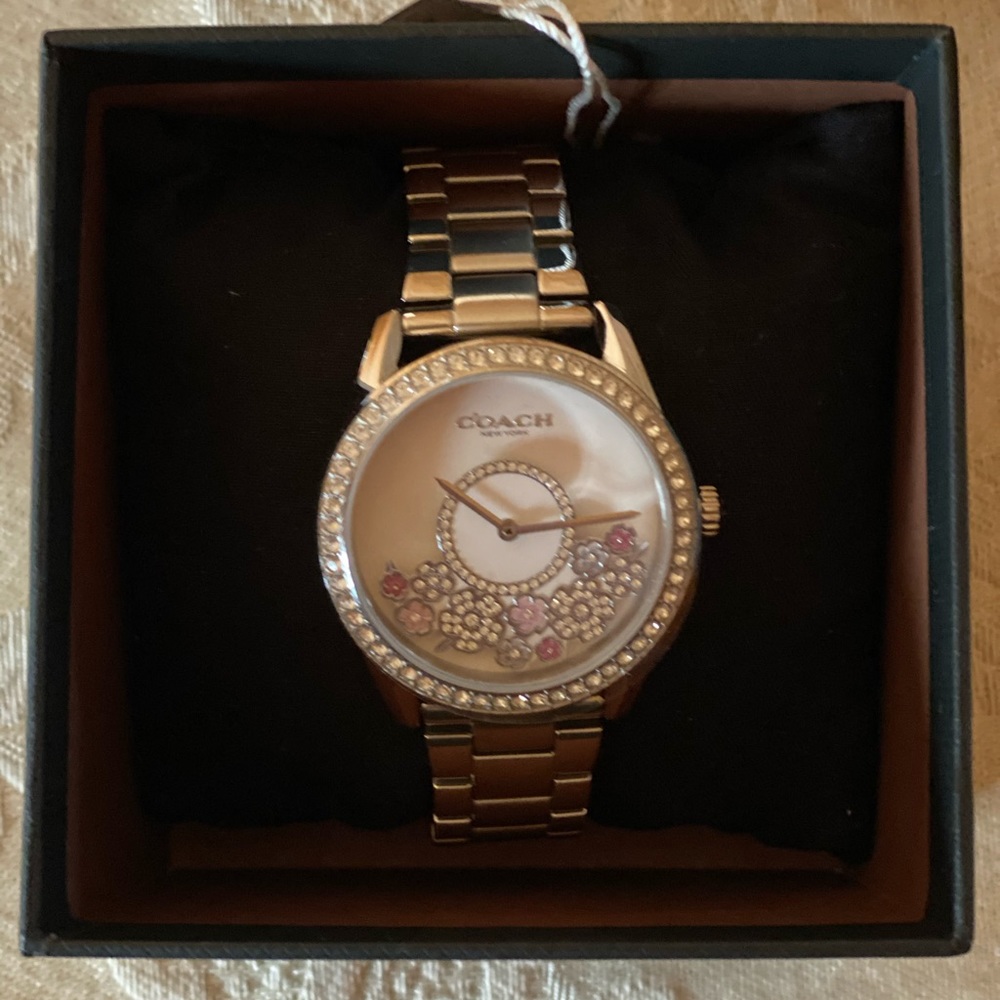 Coach, Preston Watch, Stainless Steel Case/Bracelet, 36mm, Crystal, Quartz